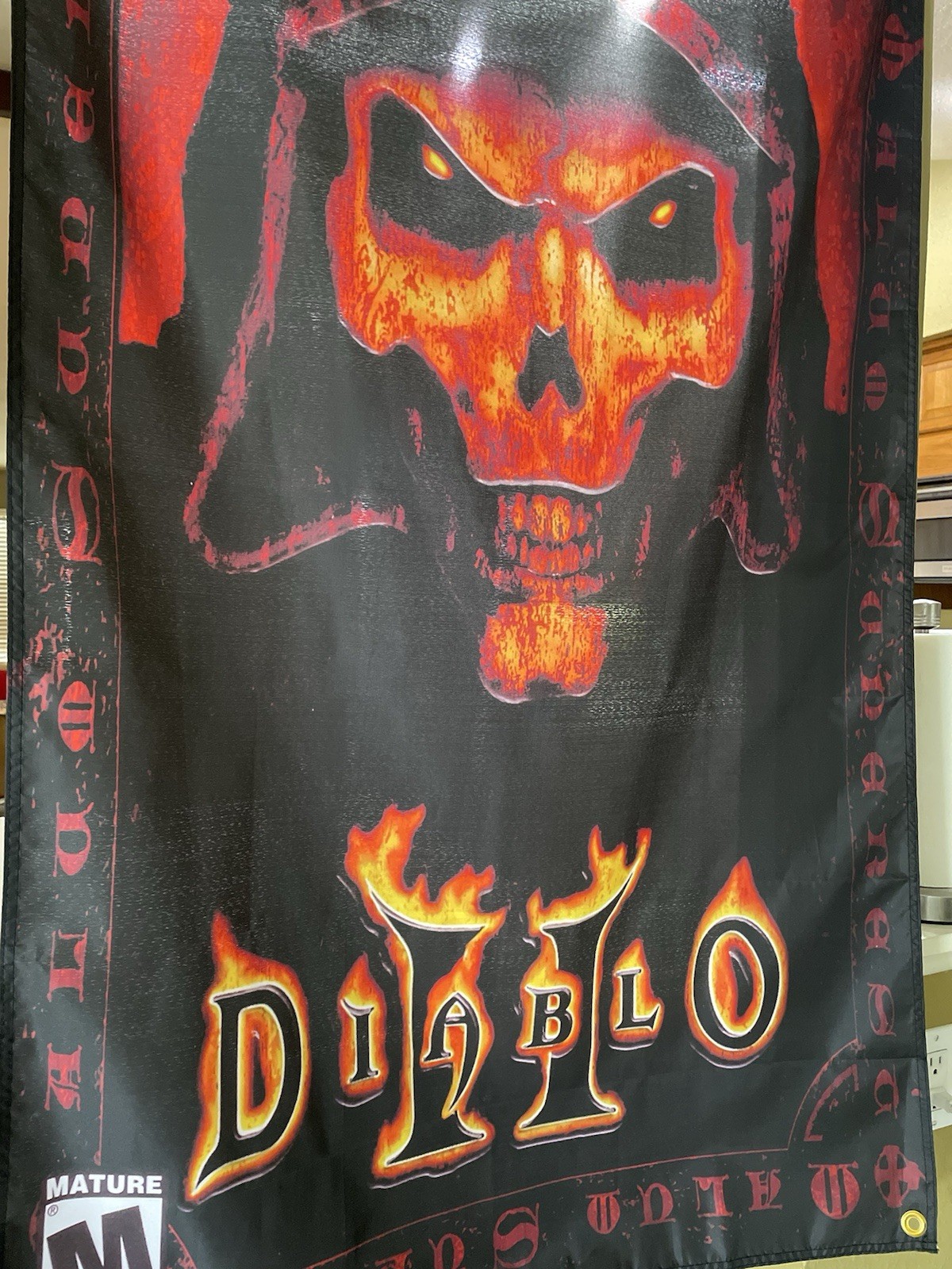 Diablo II 5ft Flag PC 2000 Blizzard Banner Poster 2 RTS