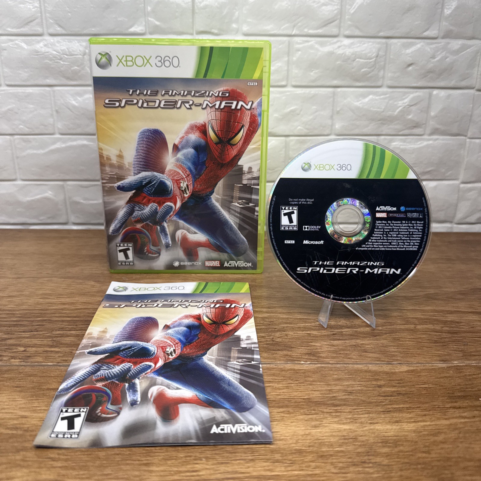 The Amazing Spider-Man (Microsoft Xbox 360, 2012) CIB Refurbished 1 Yr Warranty