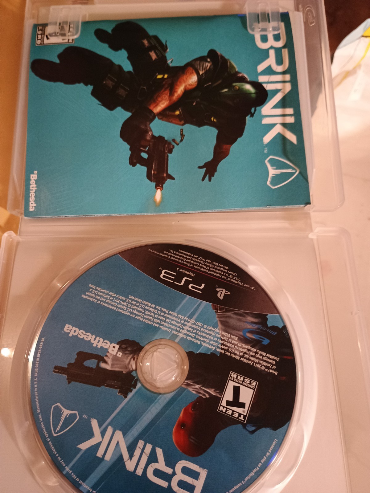 Bethesda Brink PS3 Shooter T Teen Online Playability Sony PlayStation 3 Game