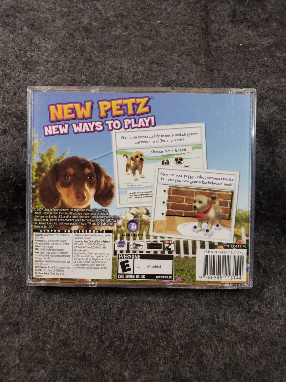 Petz Dogz 2 (PC, 2007) Simulation- Computer Game-Dogz Series Everyone….. (SB4)