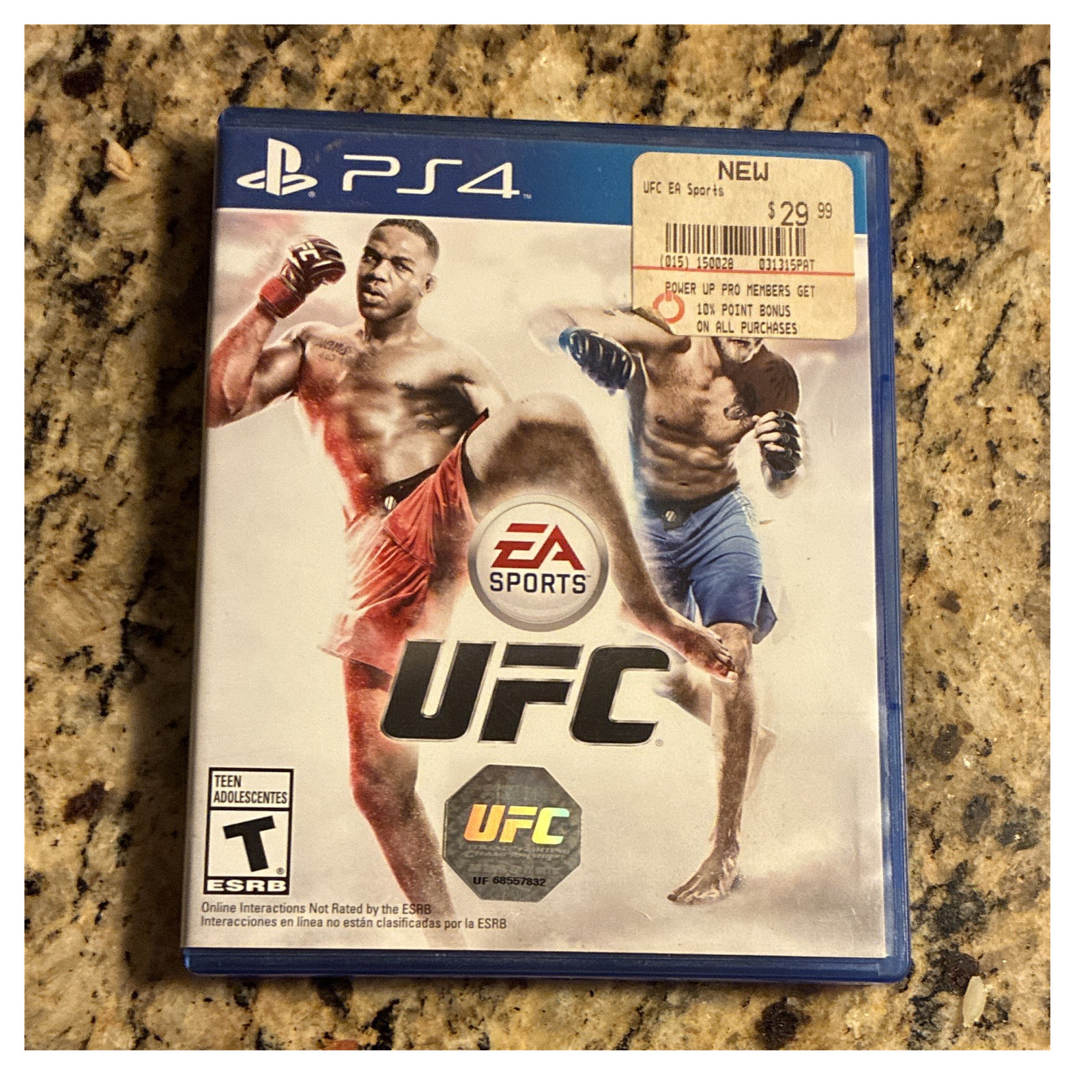 EA SPORTS EA Sports UFC (UFC Series) T Fighting/Martial Arts Sony PS4 NTSC