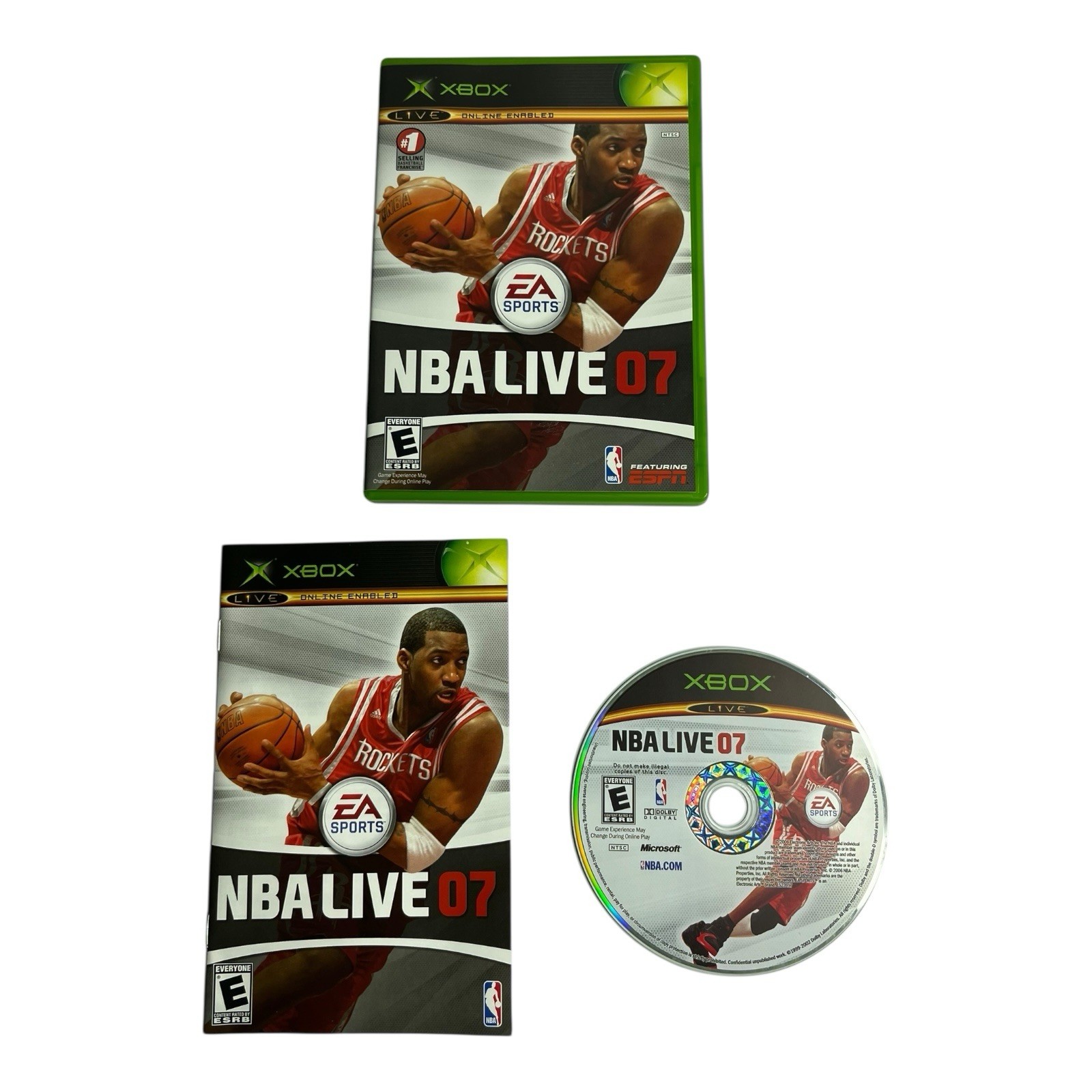 Microsoft Xbox Original OG NBA 2K6 Live 07 05 Basketball Video Game Complete