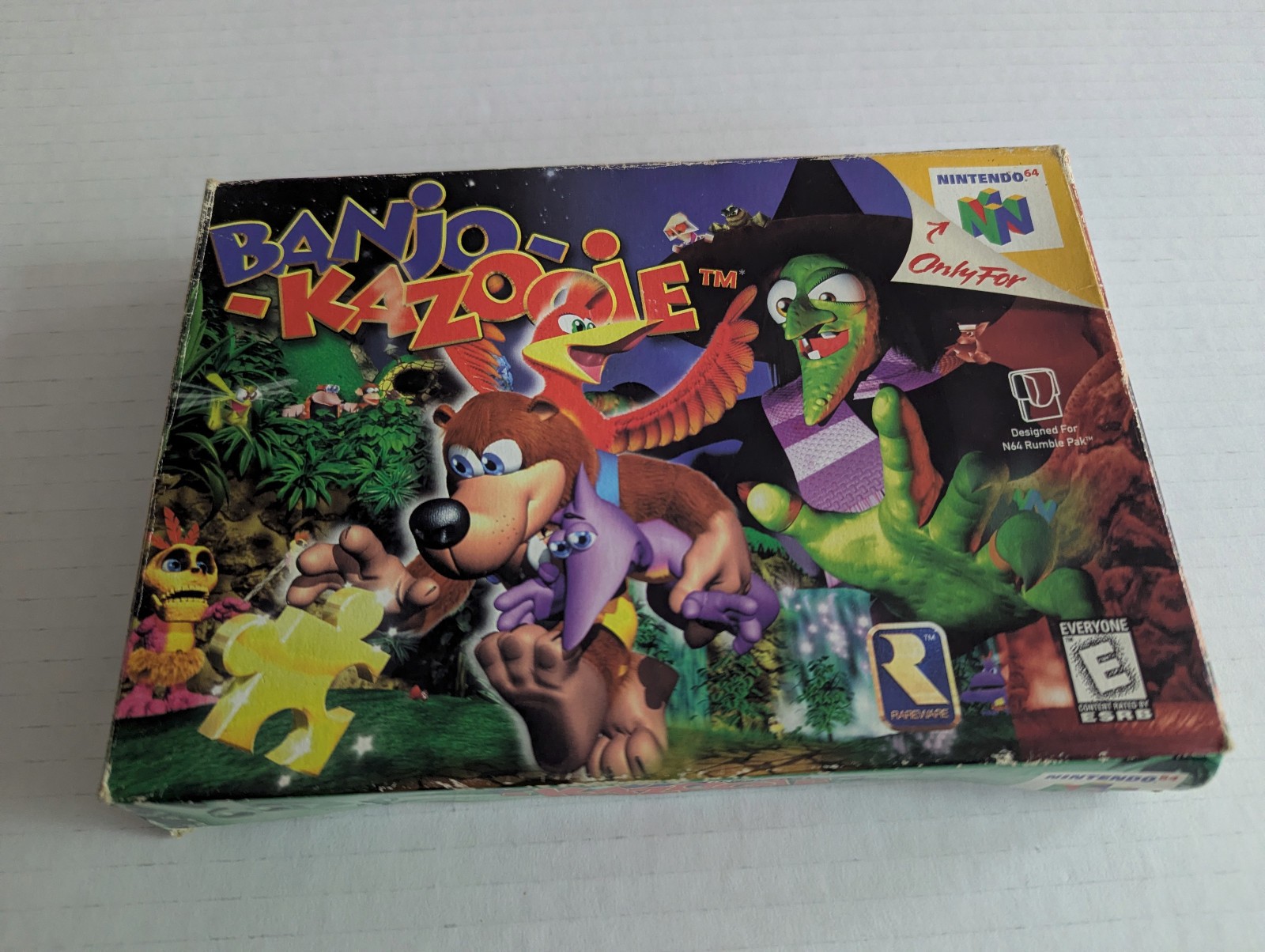 Banjo-Kazooie Nintendo 64 1998 Complete In Box w/ Manual N64 CIB