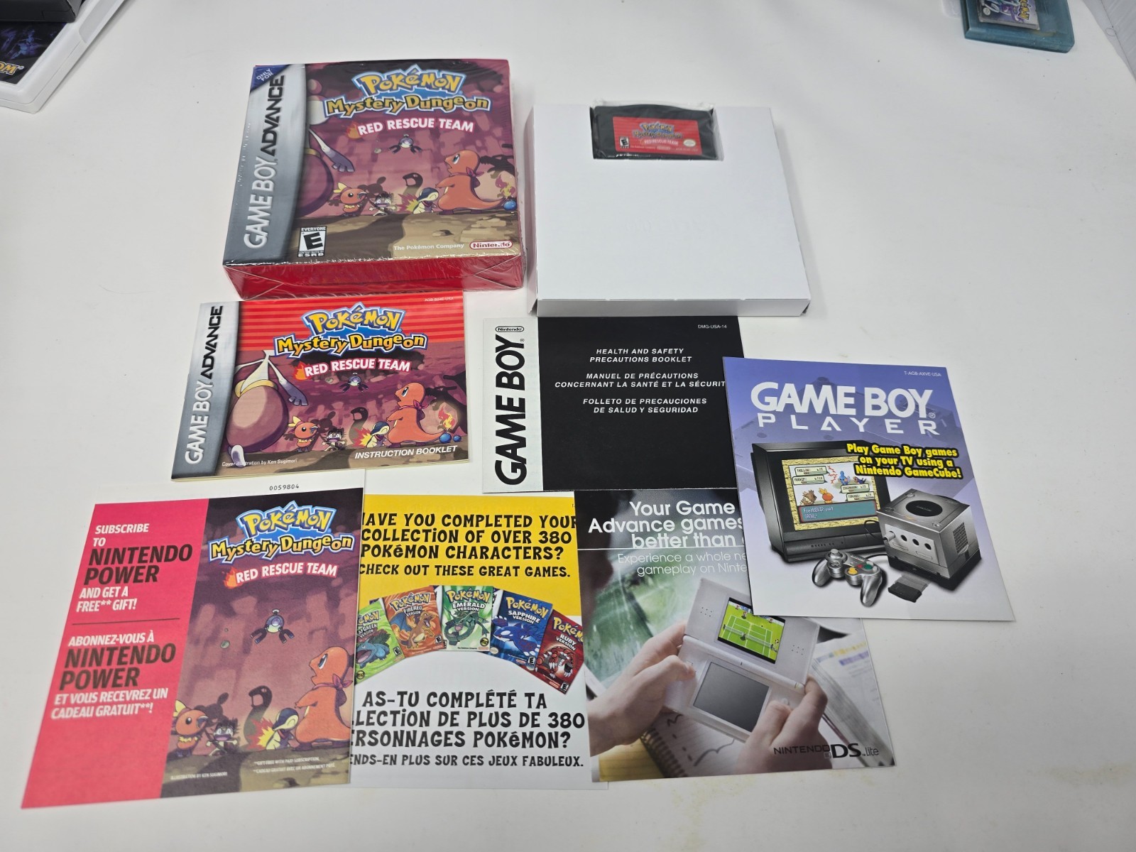 Pokemon Mystery Dungeon: Red Rescue Team (Nintendo GBA 2006) Complete Mint