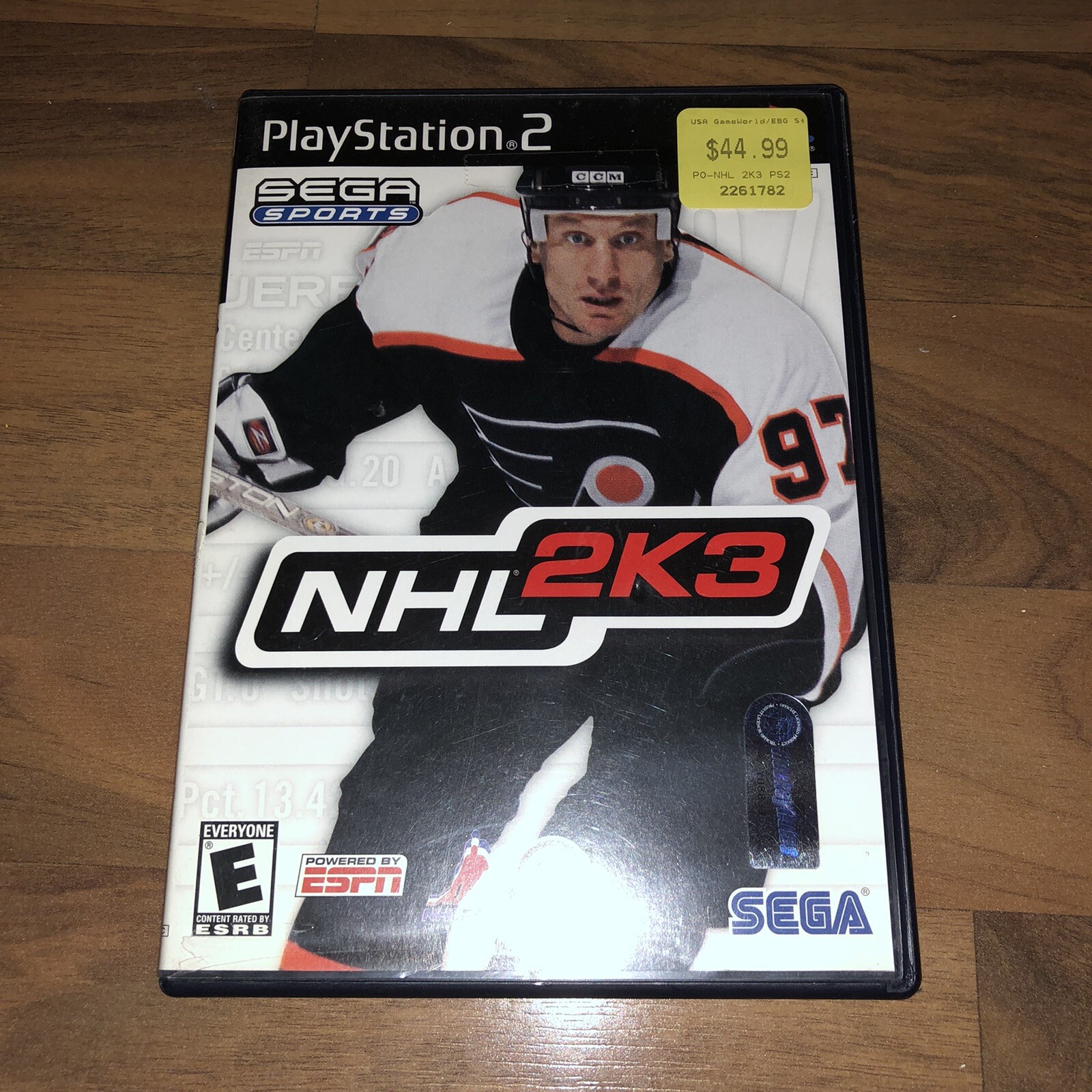 NHL 2K3 (Sony PlayStation 2 2002) PS2 GAME COMPLETE w/MANUAL HOCKEY SEGA SPORTS