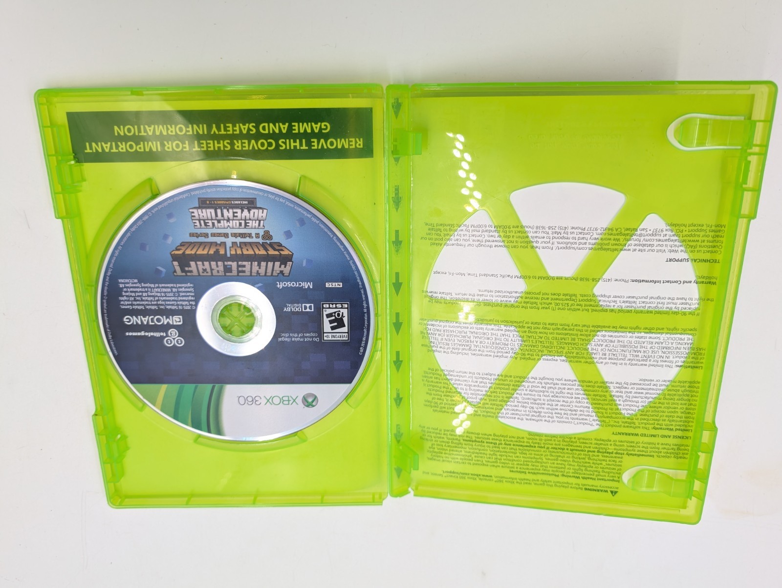 Minecraft: Story Mode Complete Adventure (Microsoft Xbox 360, 2004) (260156)