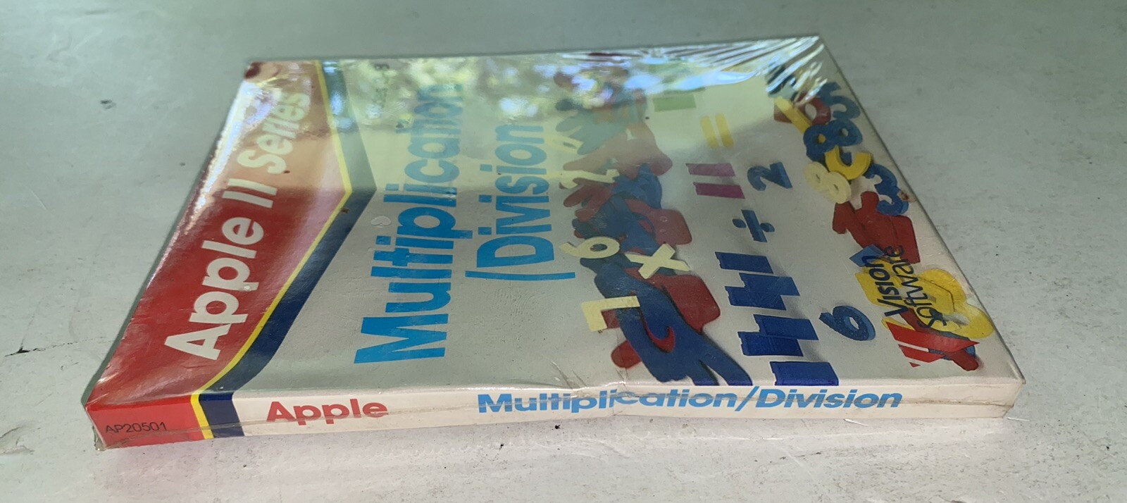 APPLE II Series Multiplication/ Division 1987 Vision Software FACTORY SEALED !!