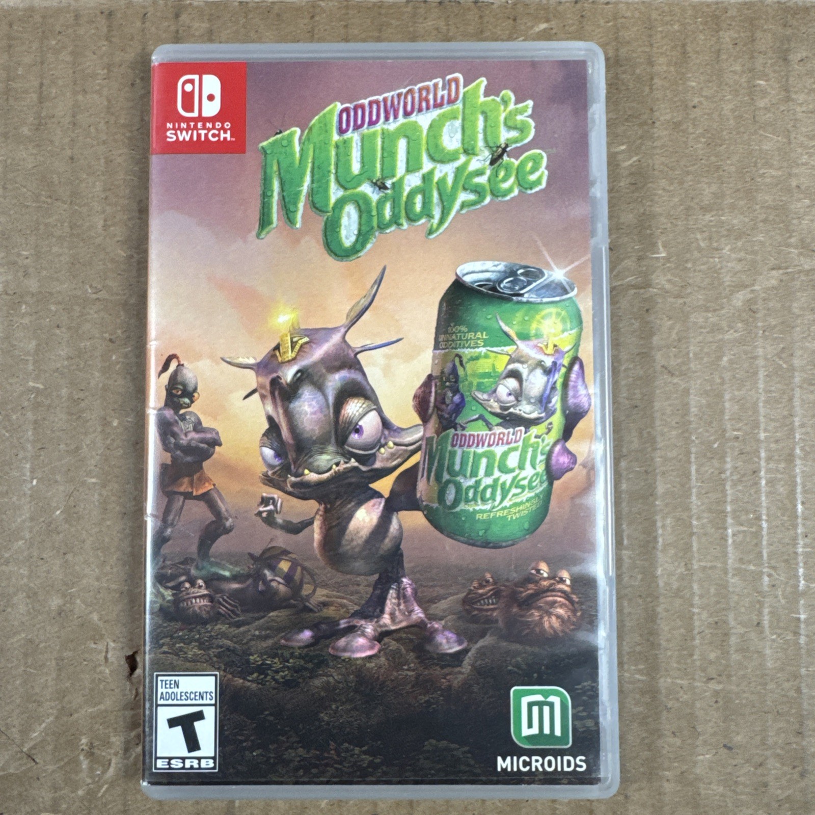 Oddworld Munch’s Oddysee Nintendo Switch Complete CIB Authentic Tested