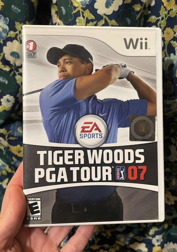 EA Sports Tiger Woods PGA Tour 07 Nintendo Wii w/ Case Disc Manual Multiplayer