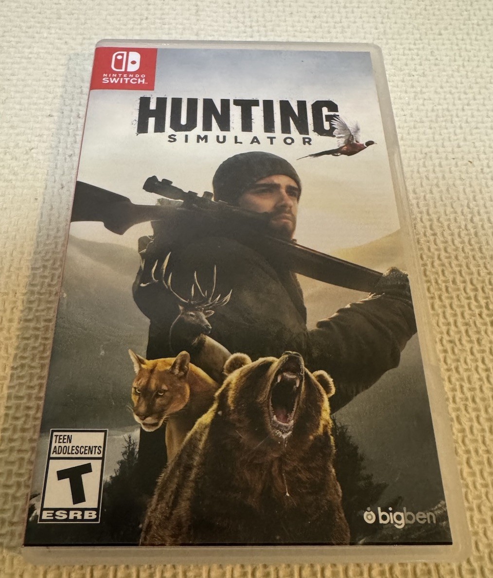Hunting Simulator Nintendo Switch Complete CIB Tested Authentic Game Cartridge