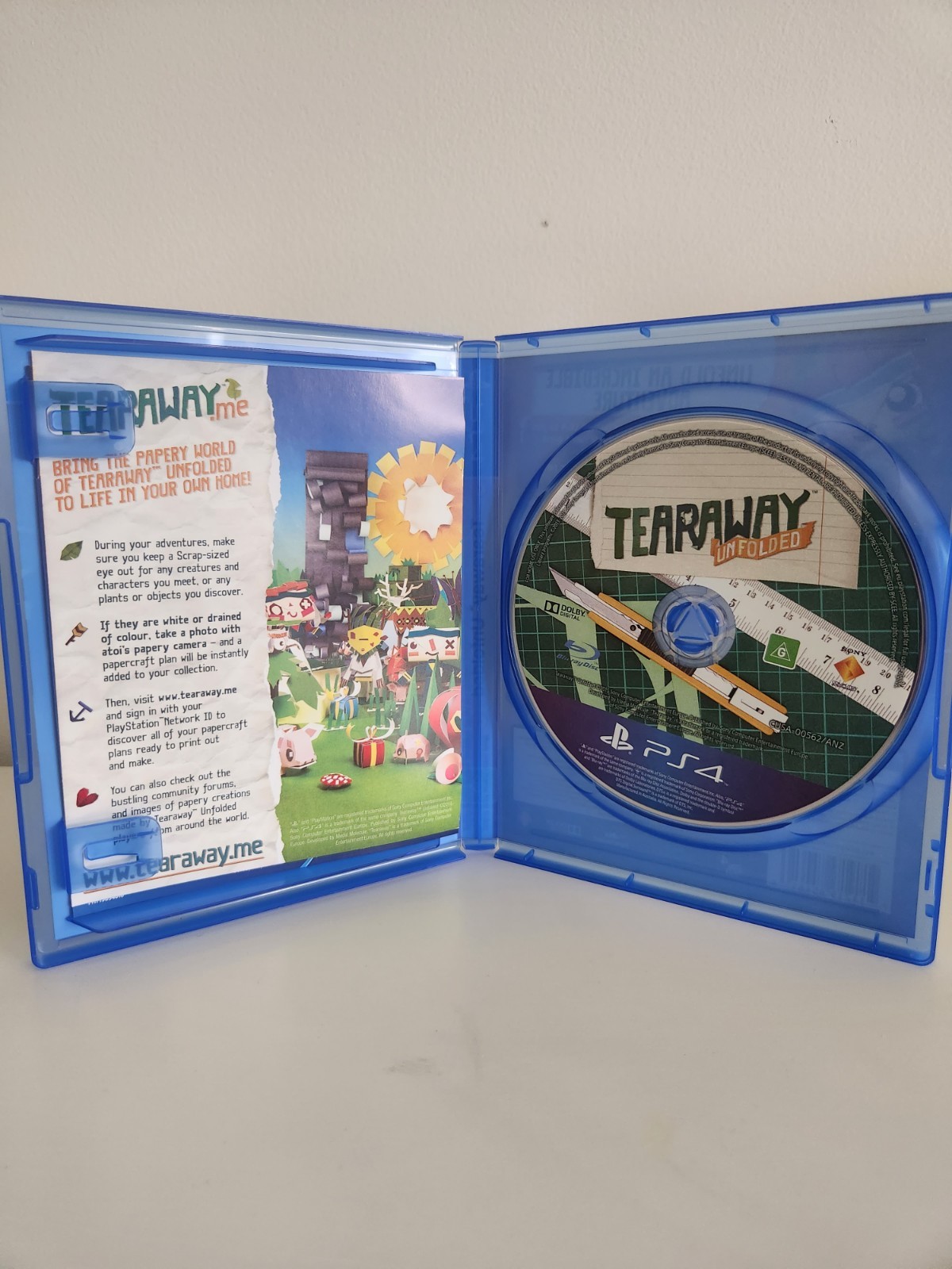 Tearaway Unfolded | PS4 | Complete
