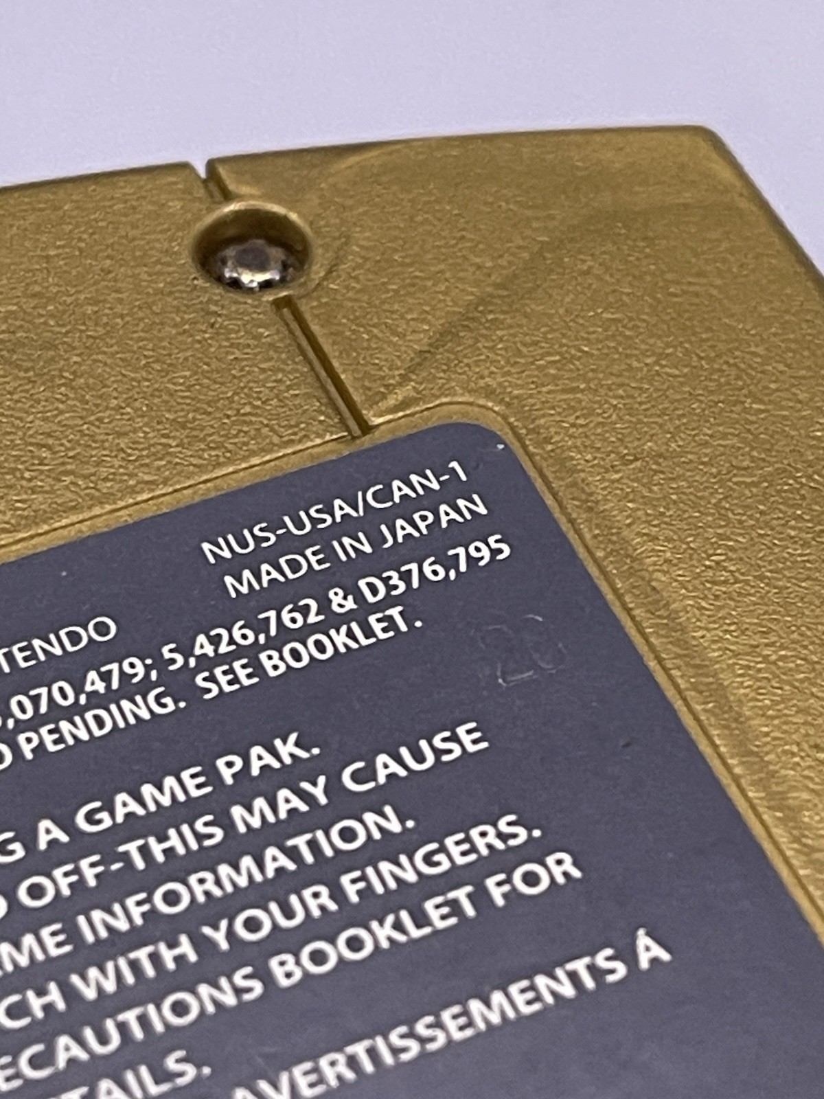 Legend of Zelda: Majora’s Mask Golden Holographic Collector’s Edition N64 Rare🔥