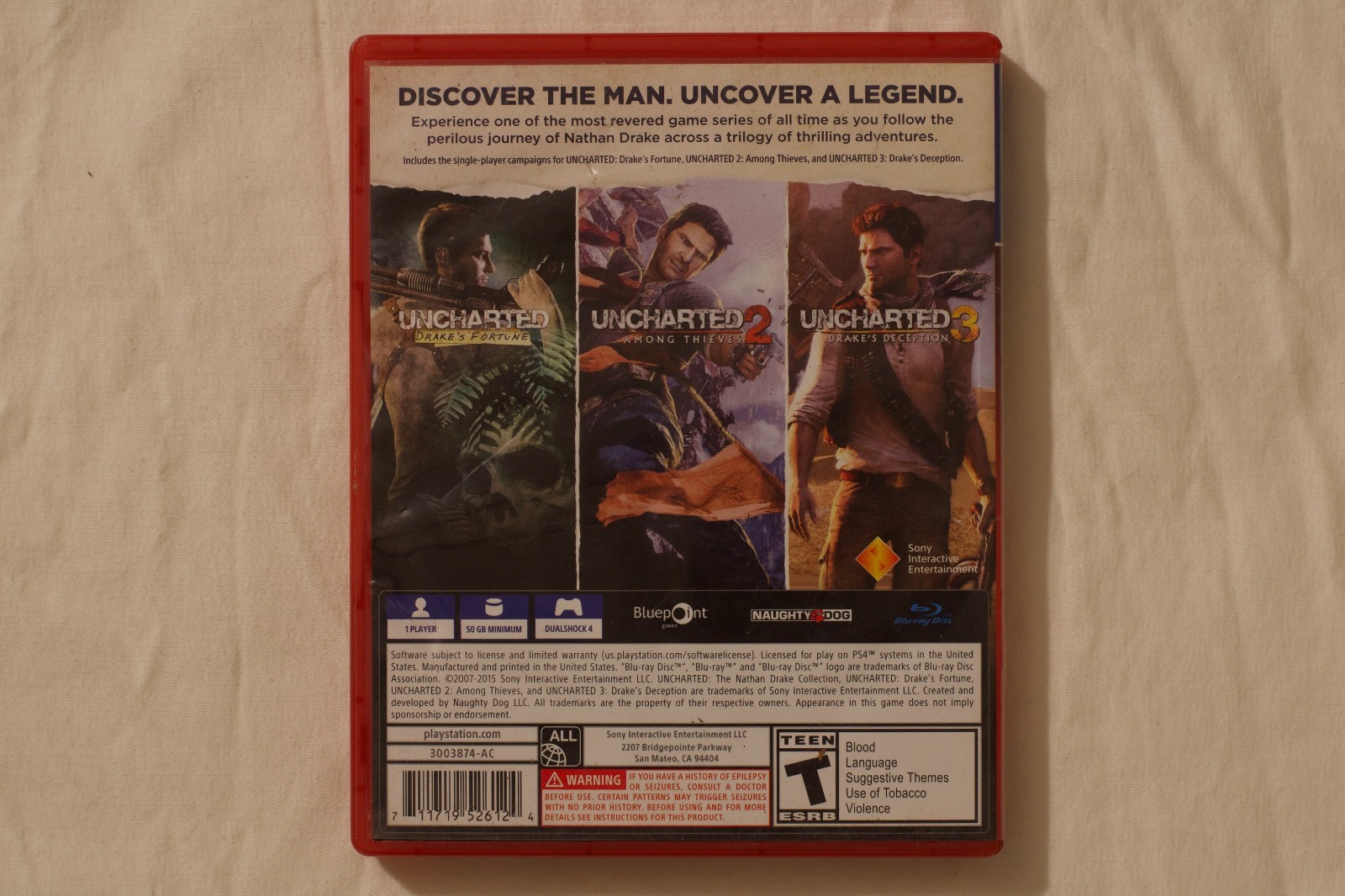 Uncharted Collection – (Sony PlayStation 4, PS4) Tested