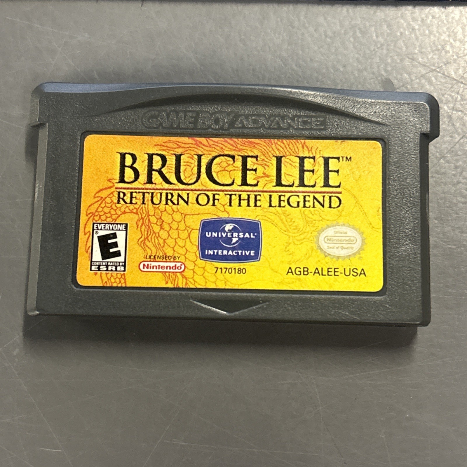 Bruce Lee: Return of the Legend GBA Gameboy Advance 2003 Authentic Tested