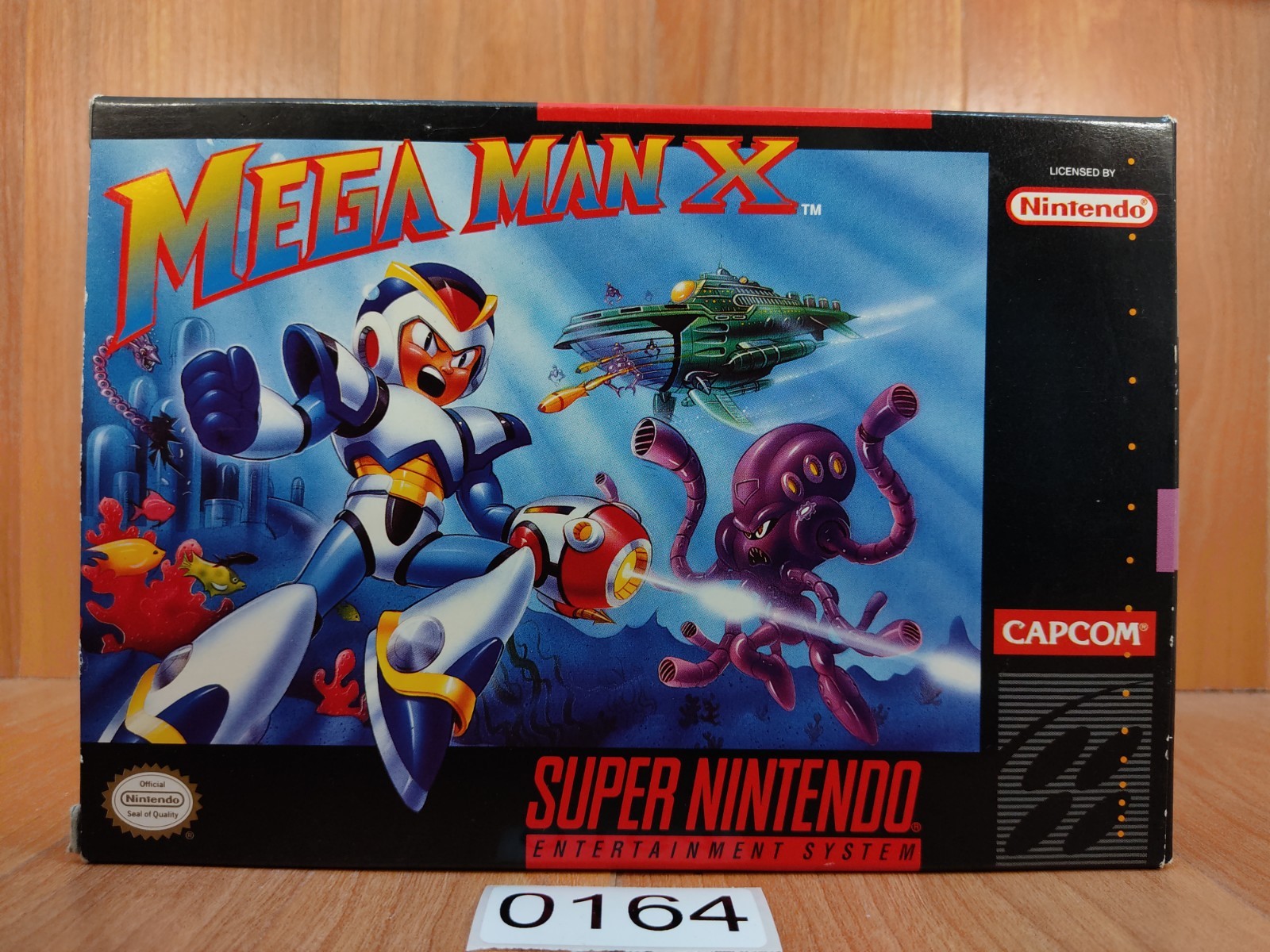 MINTY BOX CIB Mega Man X 1st Print complete in nintendo SNES clean collector lot