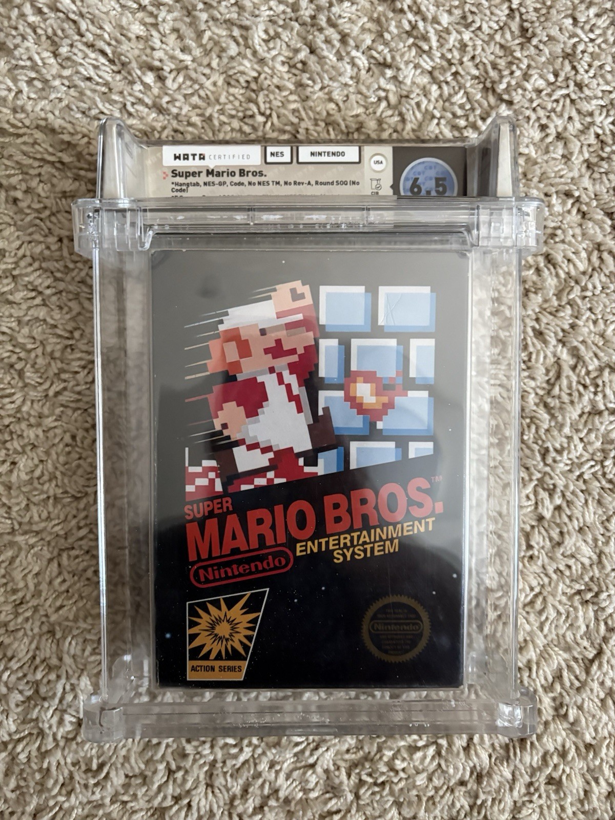 Super Mario Bros. (Nintendo NES, 1985) WATA 6.5