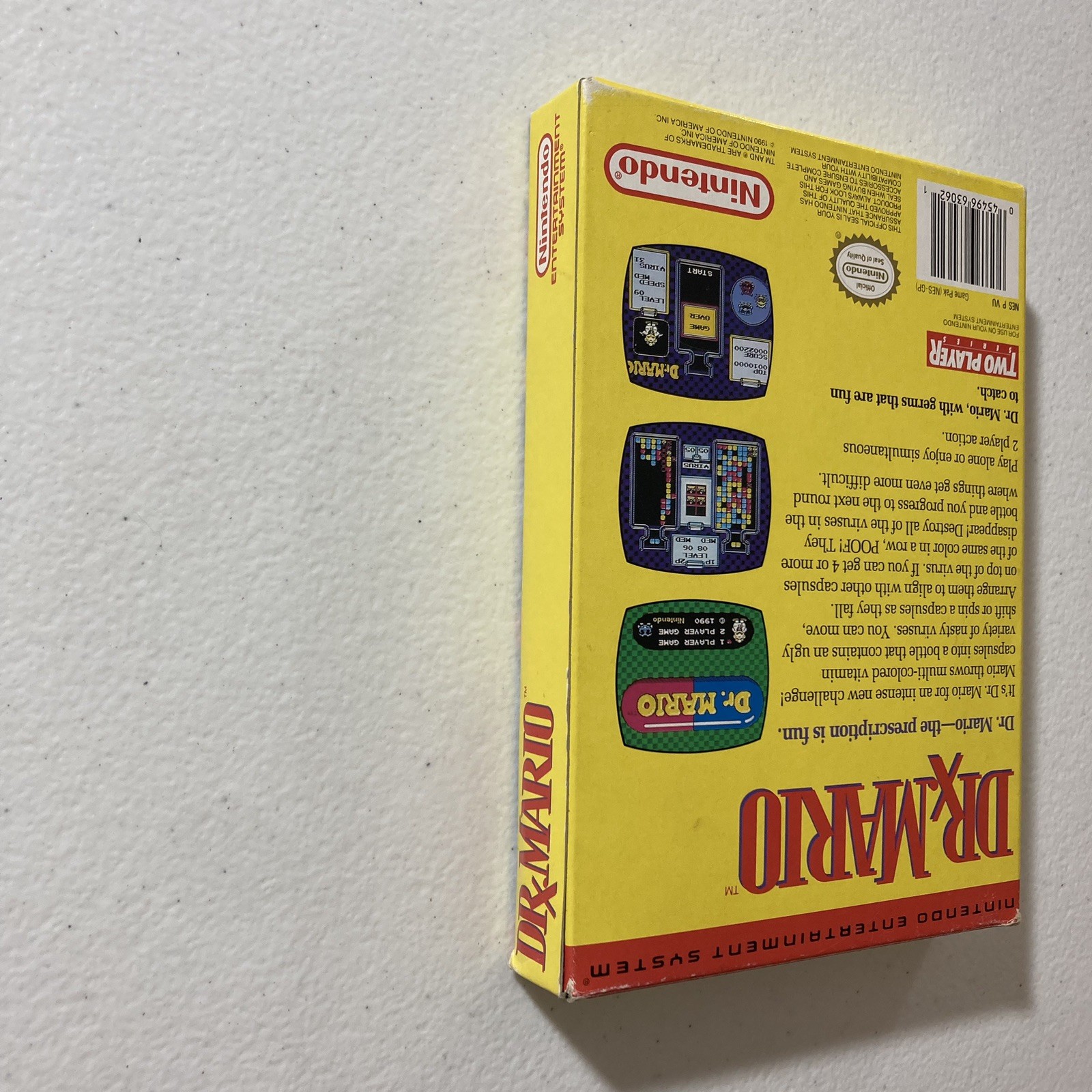 Dr. Mario (Nintendo Entertainment System, 1990) NES CIB Complete In Original Box