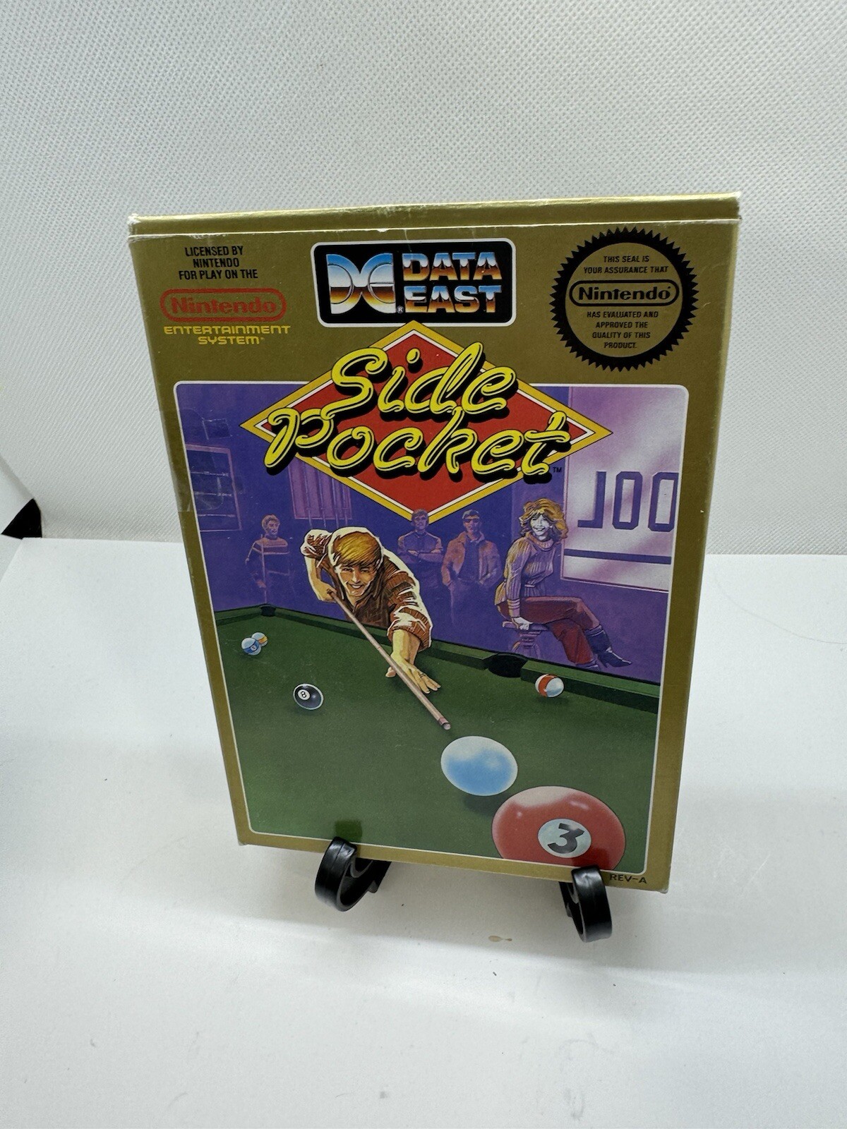 Nintendo Side Pocket NES 100% Complete CIB Unplayed PRISTINE Condition MINT
