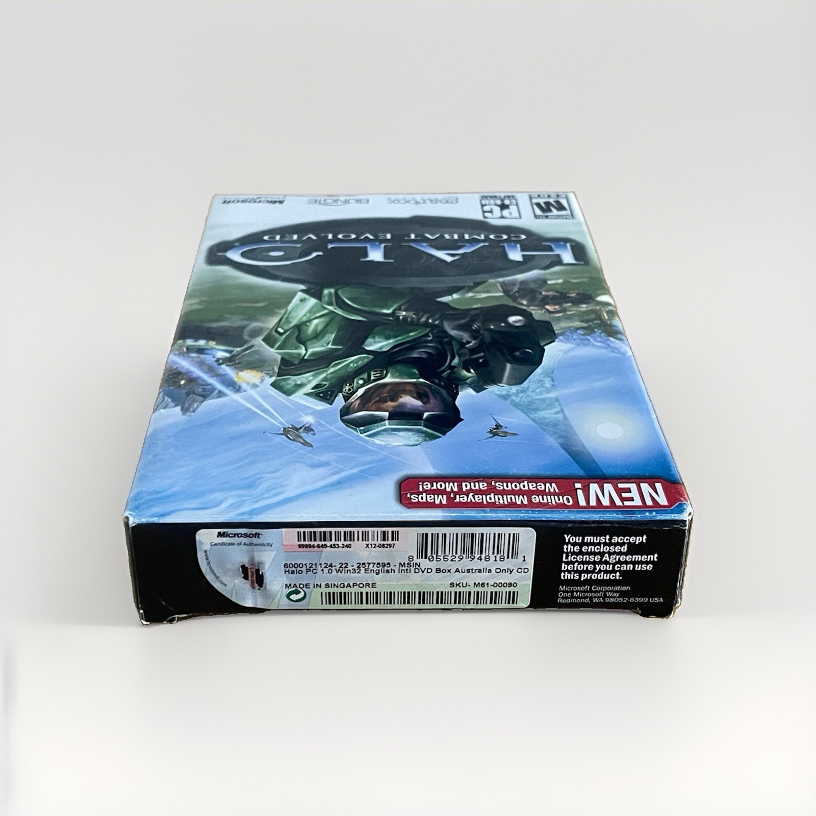 Halo Combat Evolved PC CD-ROM Game w Manual Australia Ed. Great Condition Tested