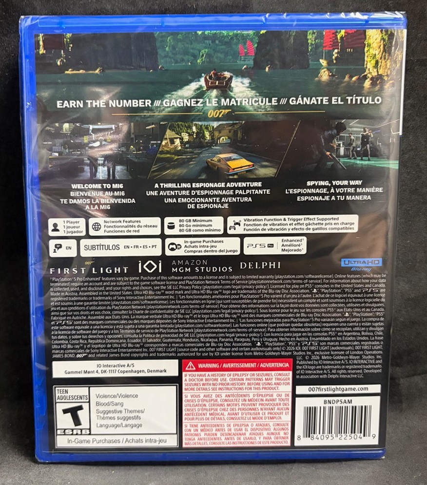 007 First Light (PS5 / Playstation 5) BRAND NEW