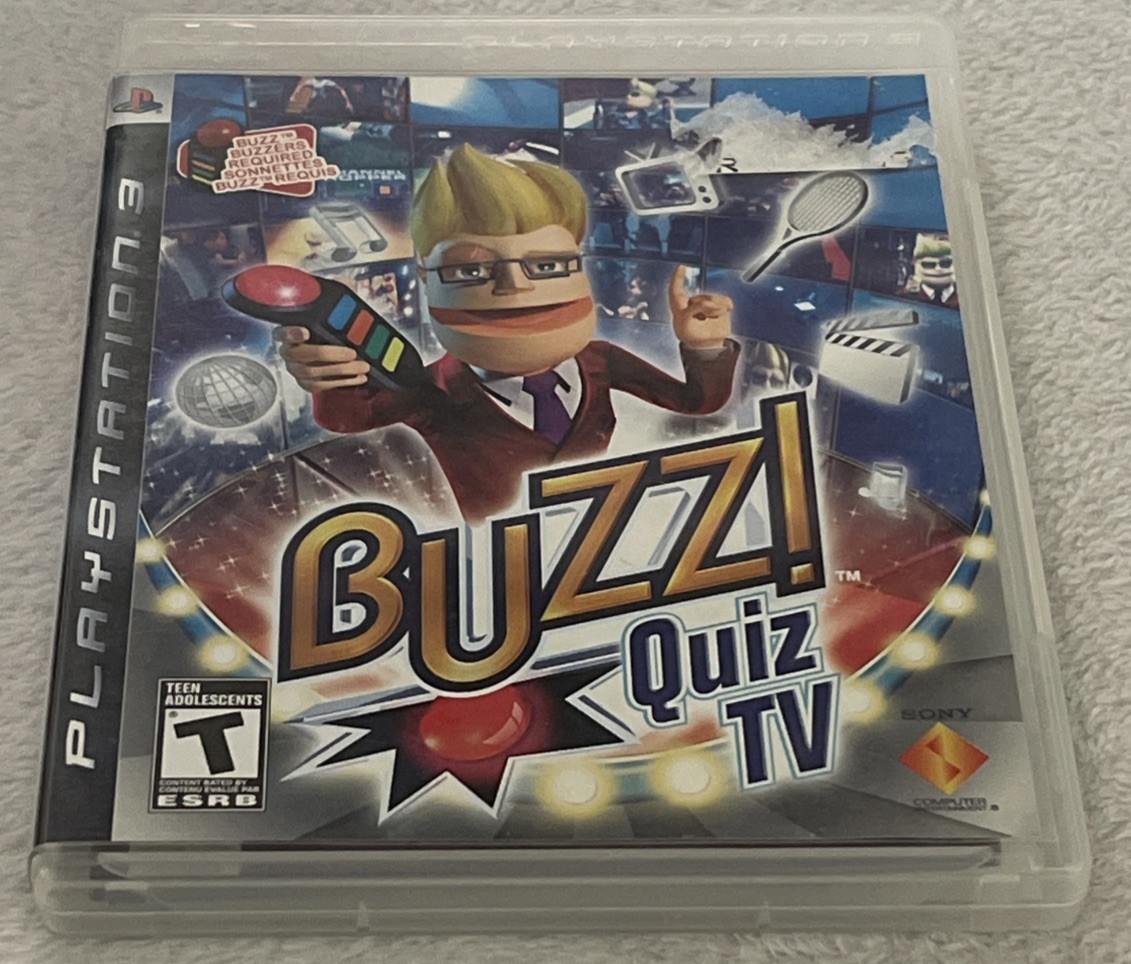 Buzz! Quiz TV – PlayStation 3 (CIB, No Buzzers)