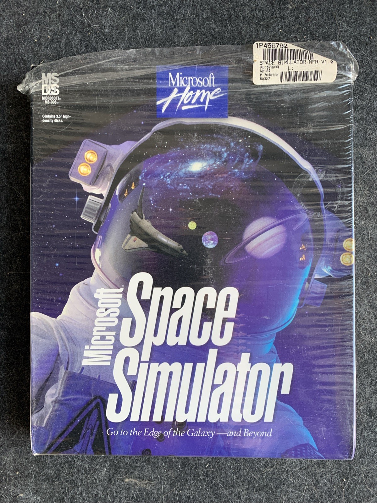Microsoft Space Simulator PC Game : Floppy Disks : Partial Shrink