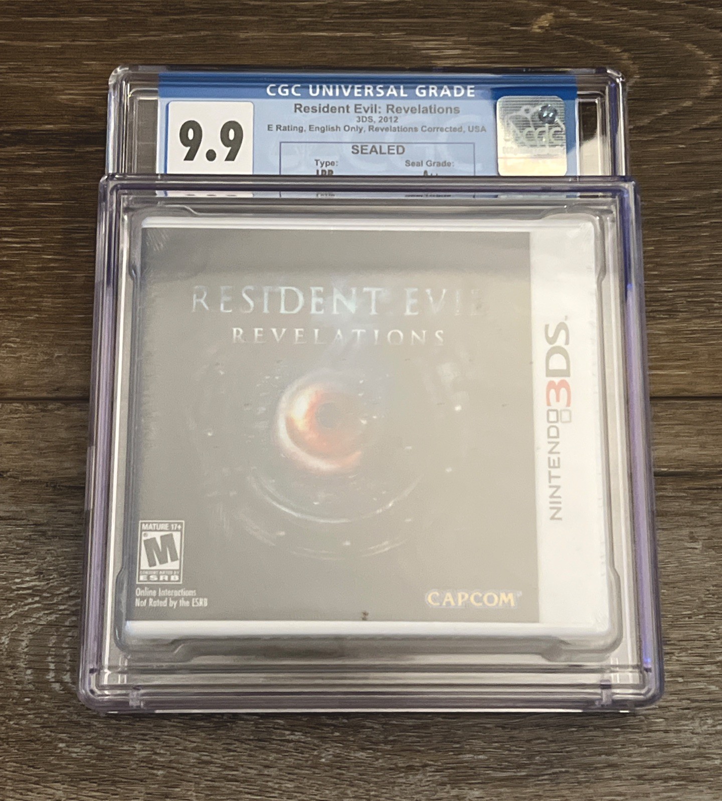 CGC 9.9 A++ Resident Evil Revelations (Nintendo 3DS