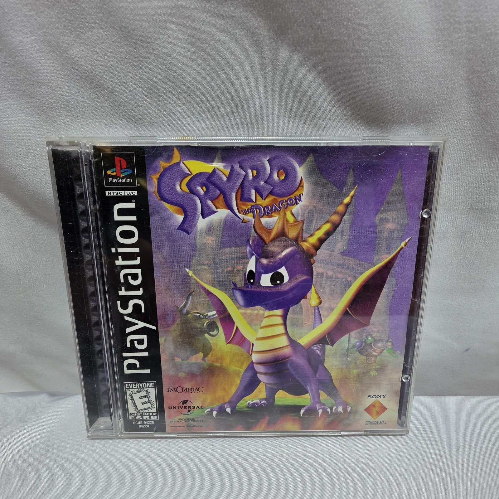Spyro the Dragon Sony PlayStation PS1 Black Label Complete CIB Tested Mint Disc