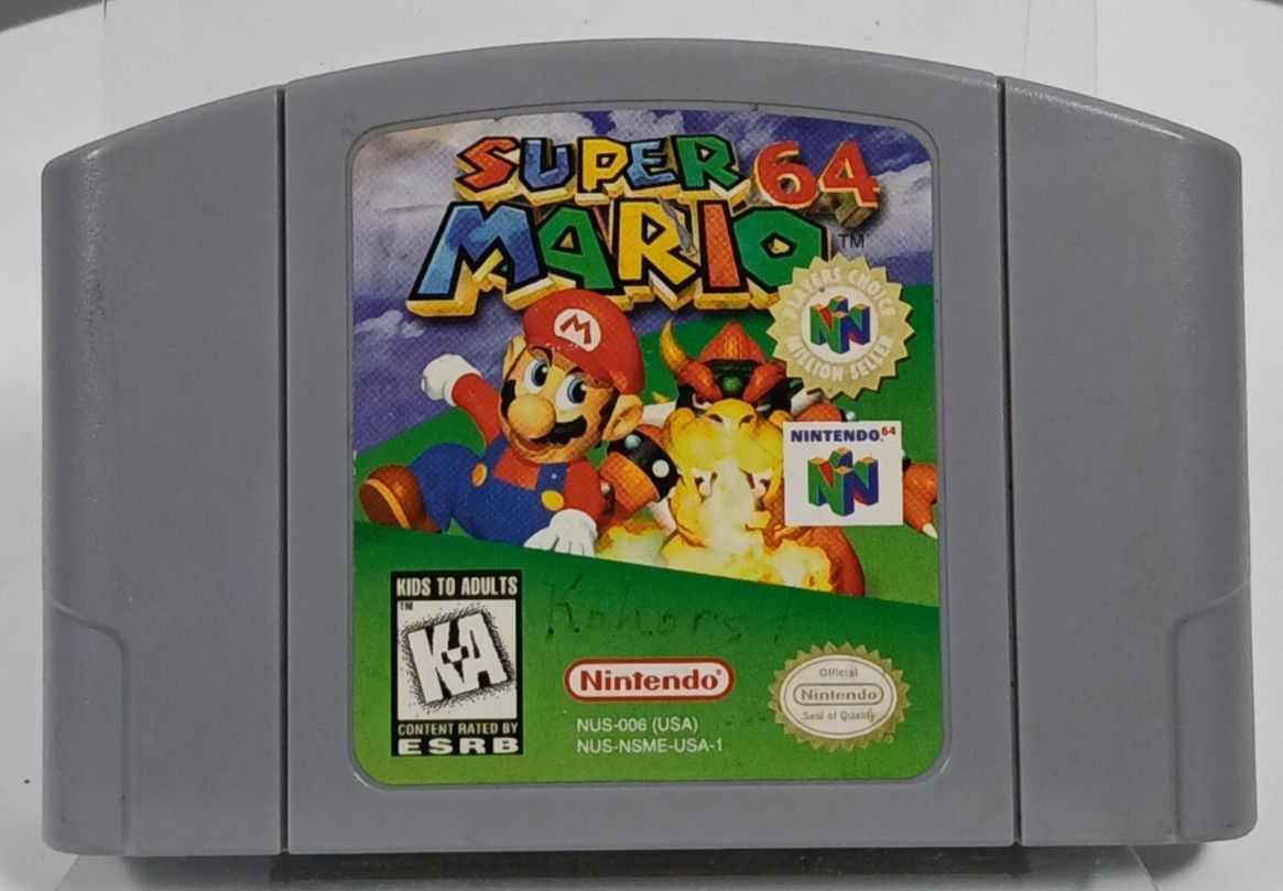 Super Mario 64 Nintendo 64 (N64) Tested & Authentic – Cartridge Only