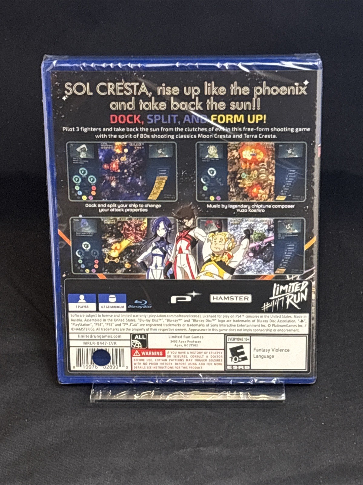 Sol Cresta Dramatic Edition (PlayStation 4) Limited Run #447 New UPC Punched
