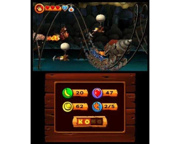 Donkey Kong Country Returns 3D – Nintendo 3DS New (Multiplayer, 2016 Platform)