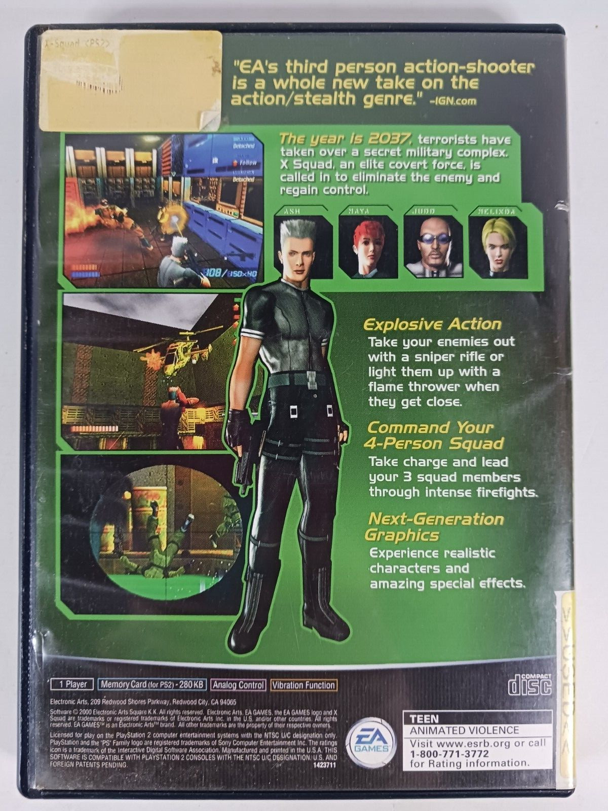 EA X Squad (PlayStation 2 PS2 2000)