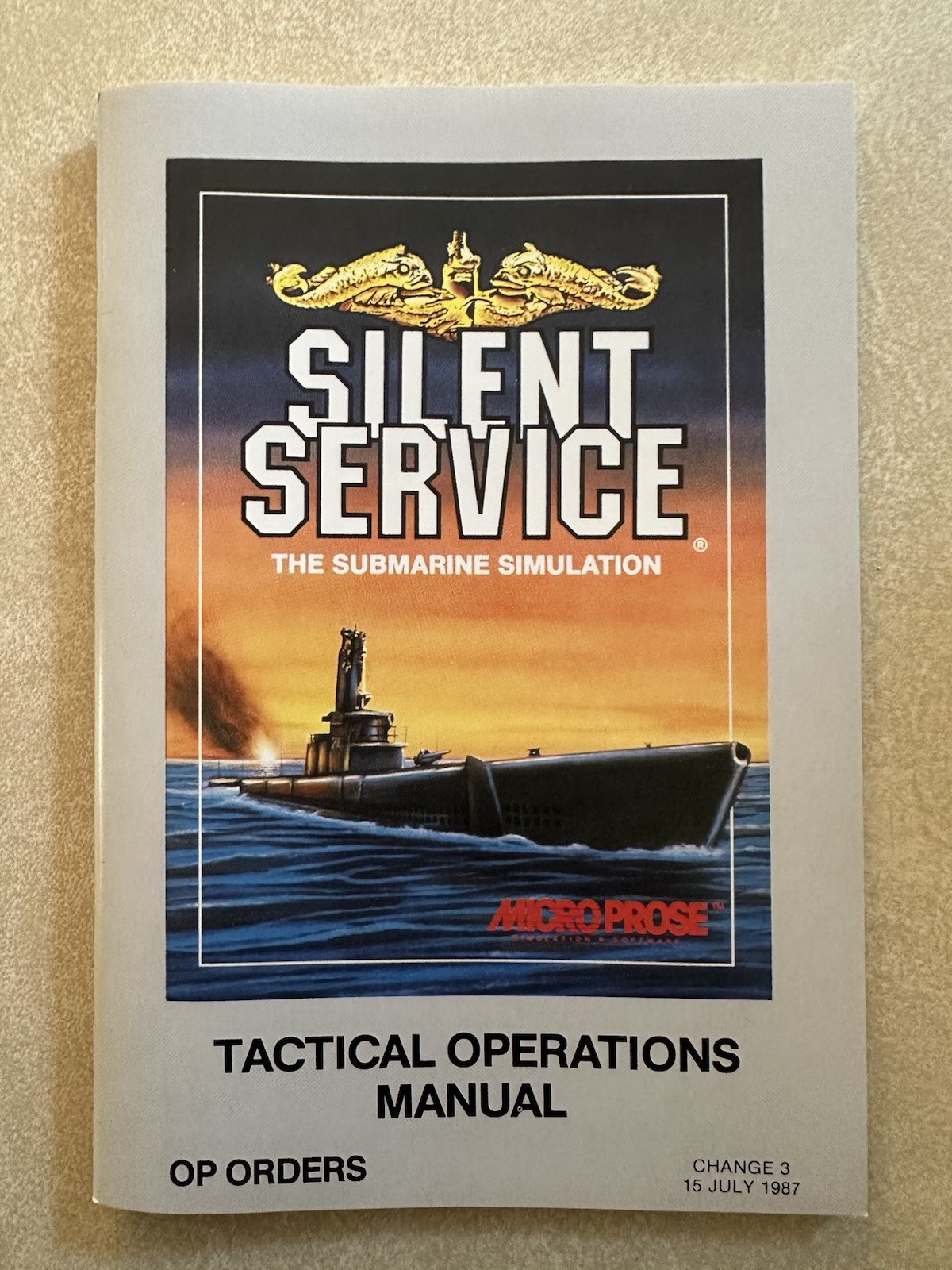 Silent Service 1985 Commodore Amiga Computer Video Game Complete In Box
