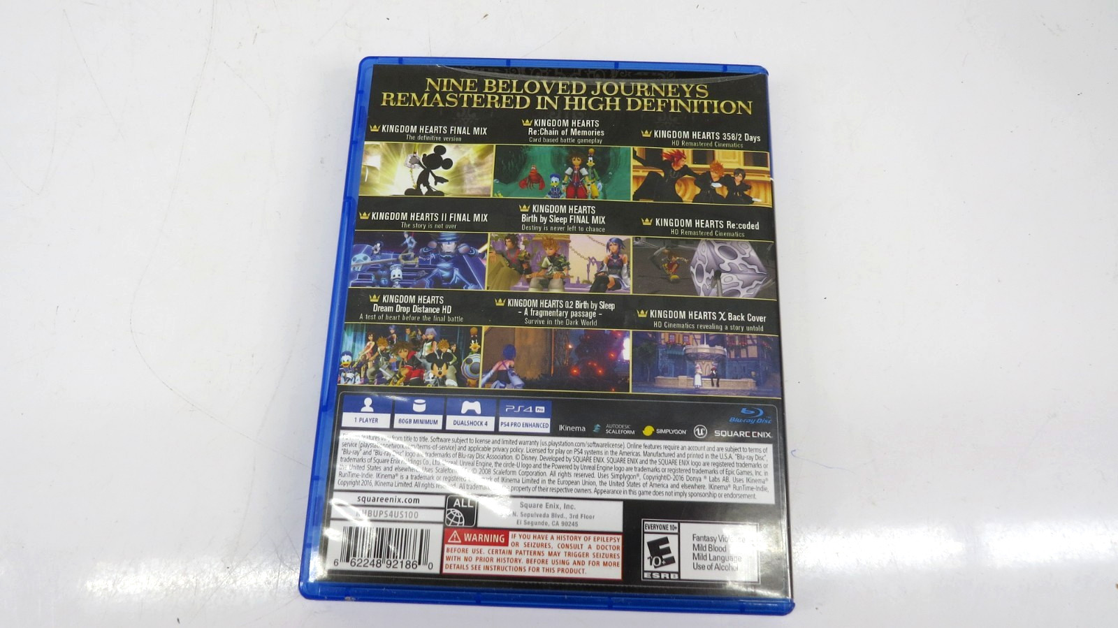 Sony PlayStation 4 Kingdom Hearts All-In-One Package Game