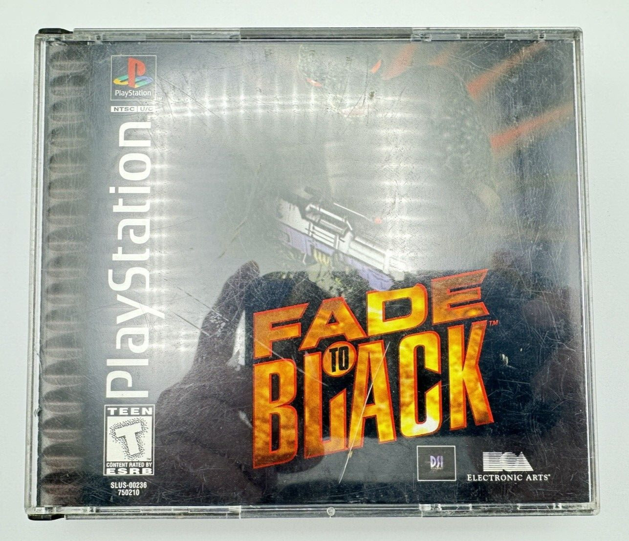 Fade to Black (Sony Playstation PS1, 1996) No Manual -Free Shipping- Acceptable