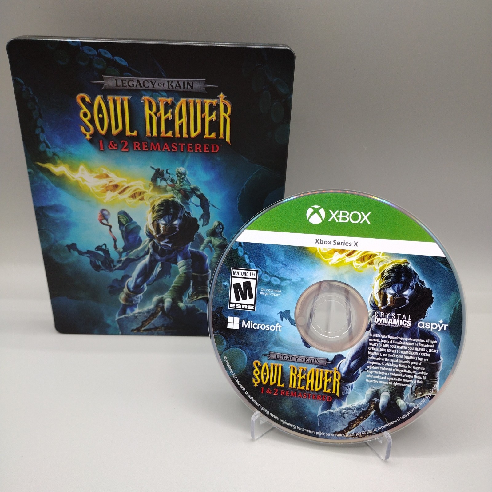 Legacy of Kain: Soul Reaver 1 &2 Remastered Xbox Series X Limited Run Steelbook