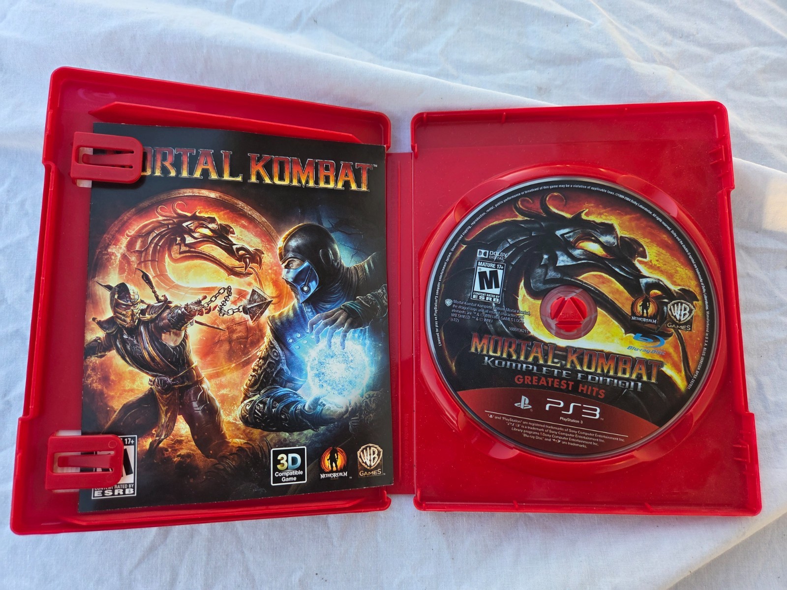 Mortal Kombat Komplete Edition (Sony Playstation 3 PS3 Greatest Hits, 2012) CIB