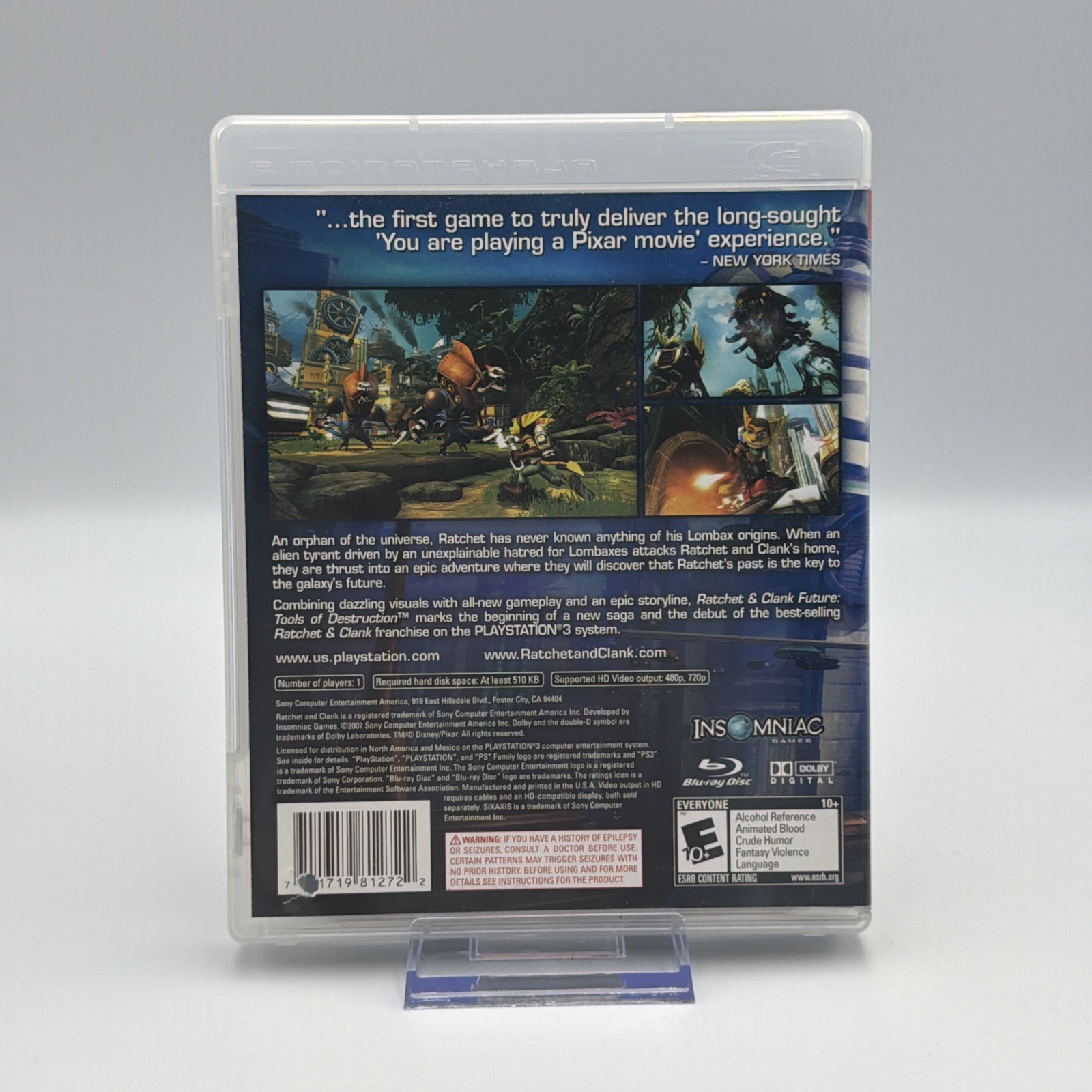 Ratchet & Clank Future: Tools of Destruction (PlayStation 3, 2007) Tested