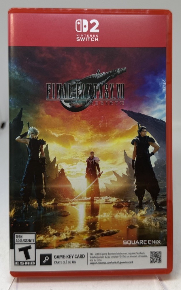 Final Fantasy VII Rebirth (Nintendo Switch 2) FF7 Complete CIB, No promo