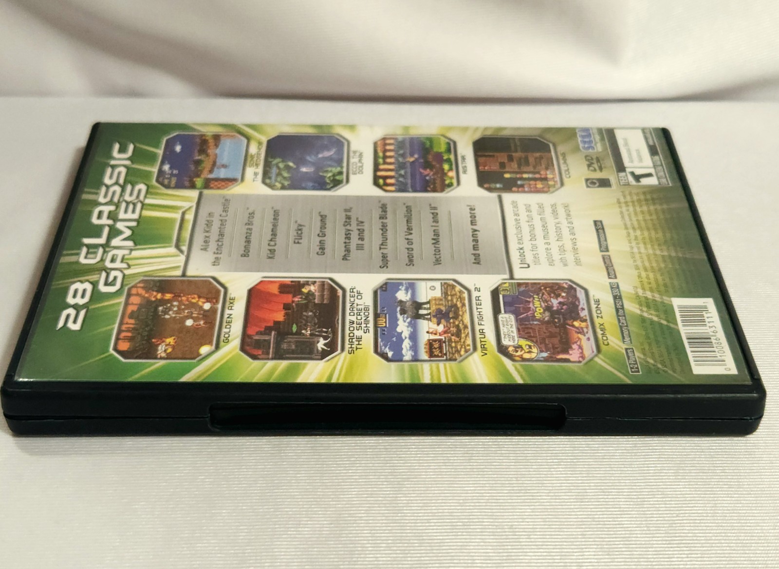 SEGA Genesis Collection (Sony PlayStation 2, 2006) Authentic Tested