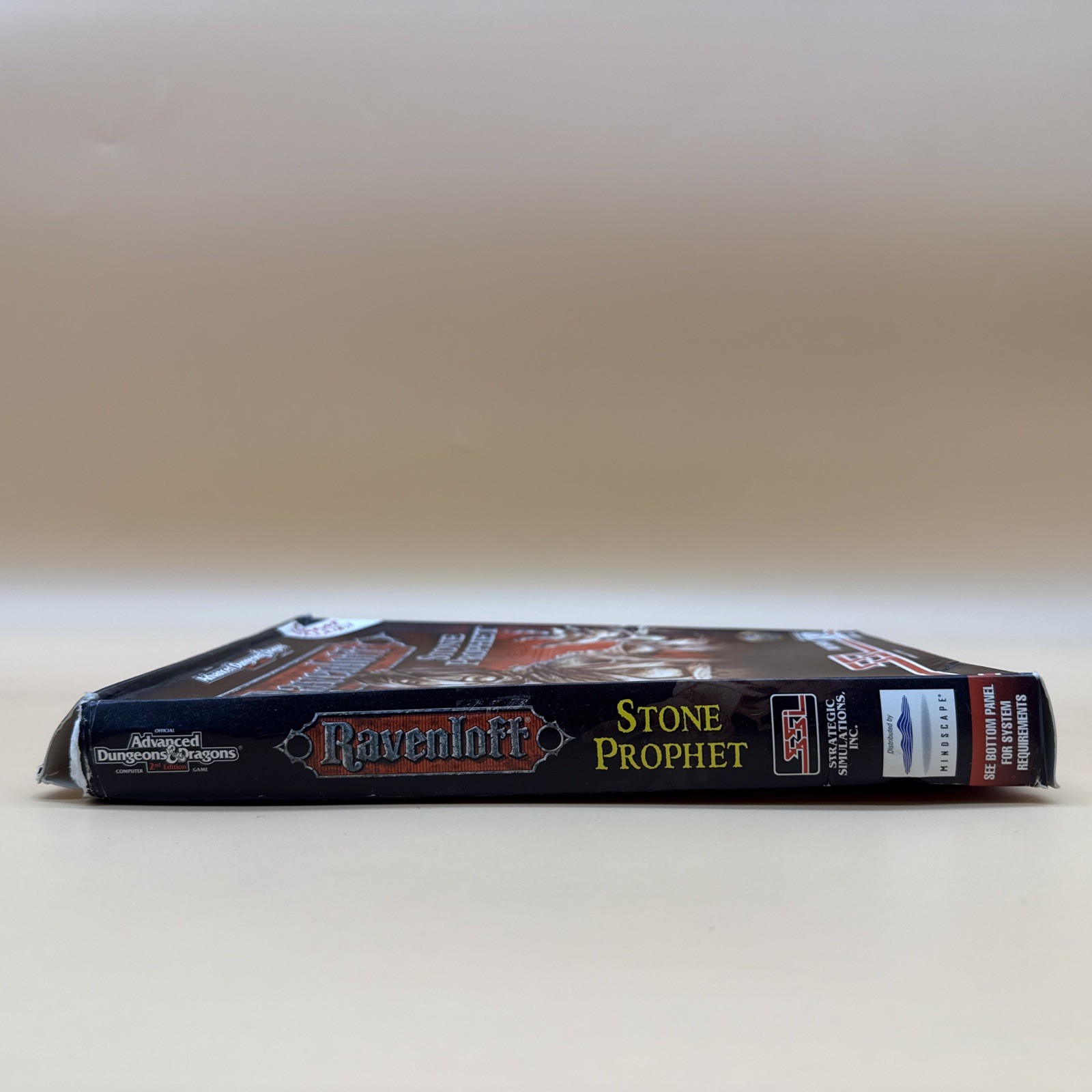 Advanced Dungeons and Dragons Ravenloft Stone Prophet CD DOS PC Big Box READ!