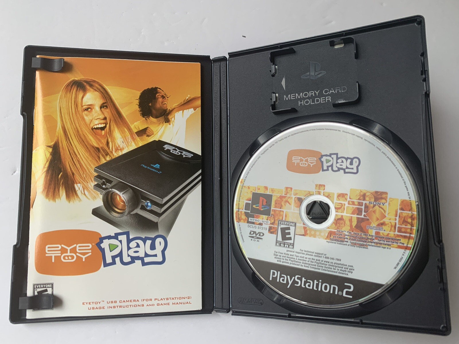 EyeToy: Play (PS2)(CIB- Eye Toy Not Included) Sony PlayStation 2 – SCEA