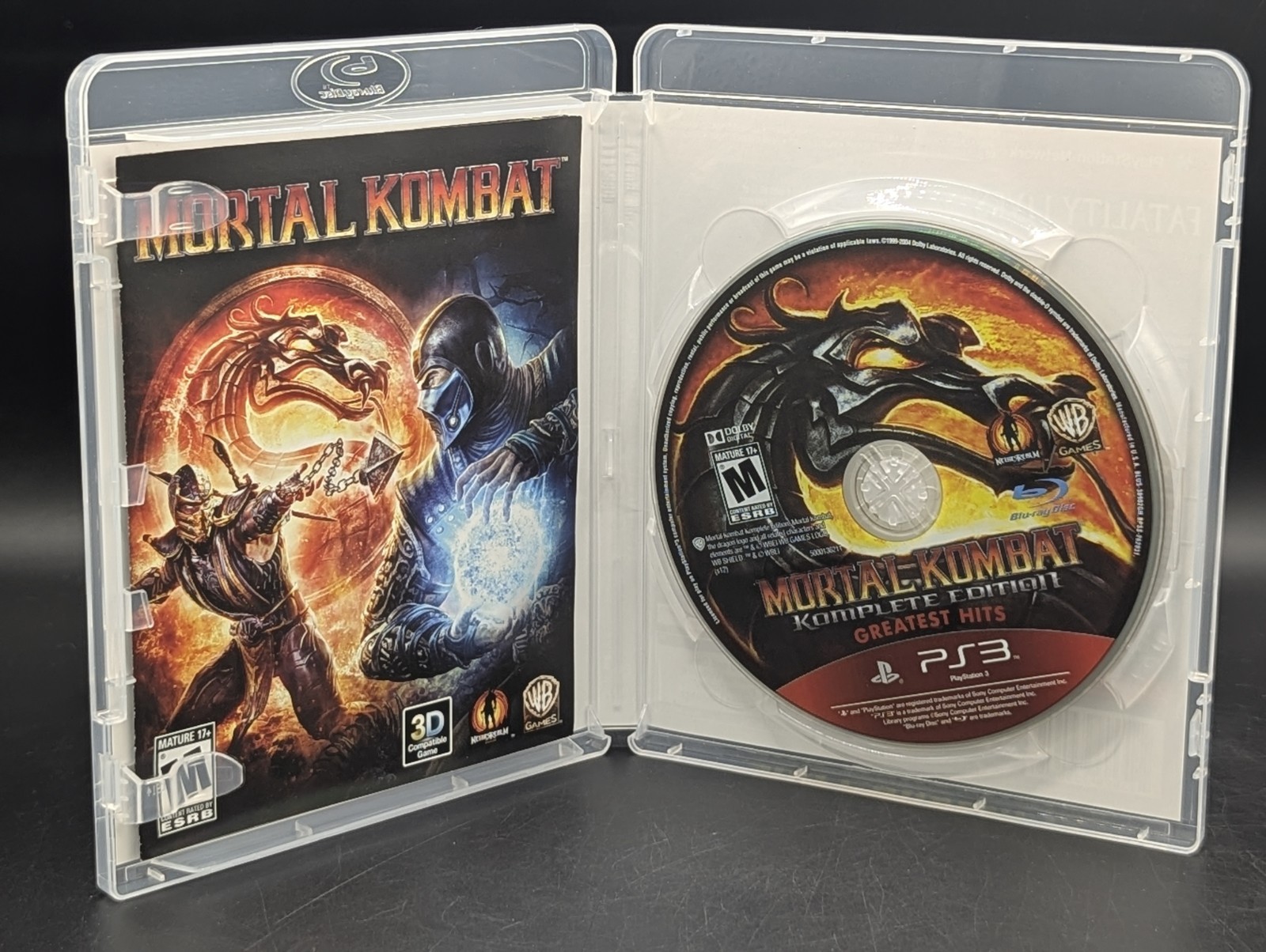 Mortal Kombat Komplete Edition ( PlayStation 3 PS3 ) Mint Disc – Pristine-Tested