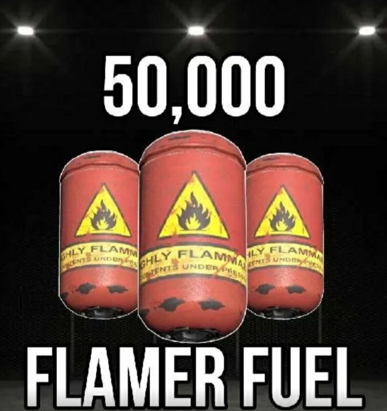 Fallout 76 PS4 PS5 50k Ammo Flamer Fuel