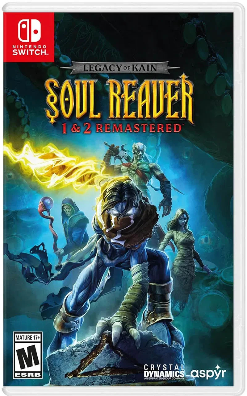 Legacy of Kain: Soul Reaver 1 & 2 Remastered [Deluxe Edition] Switch New Game