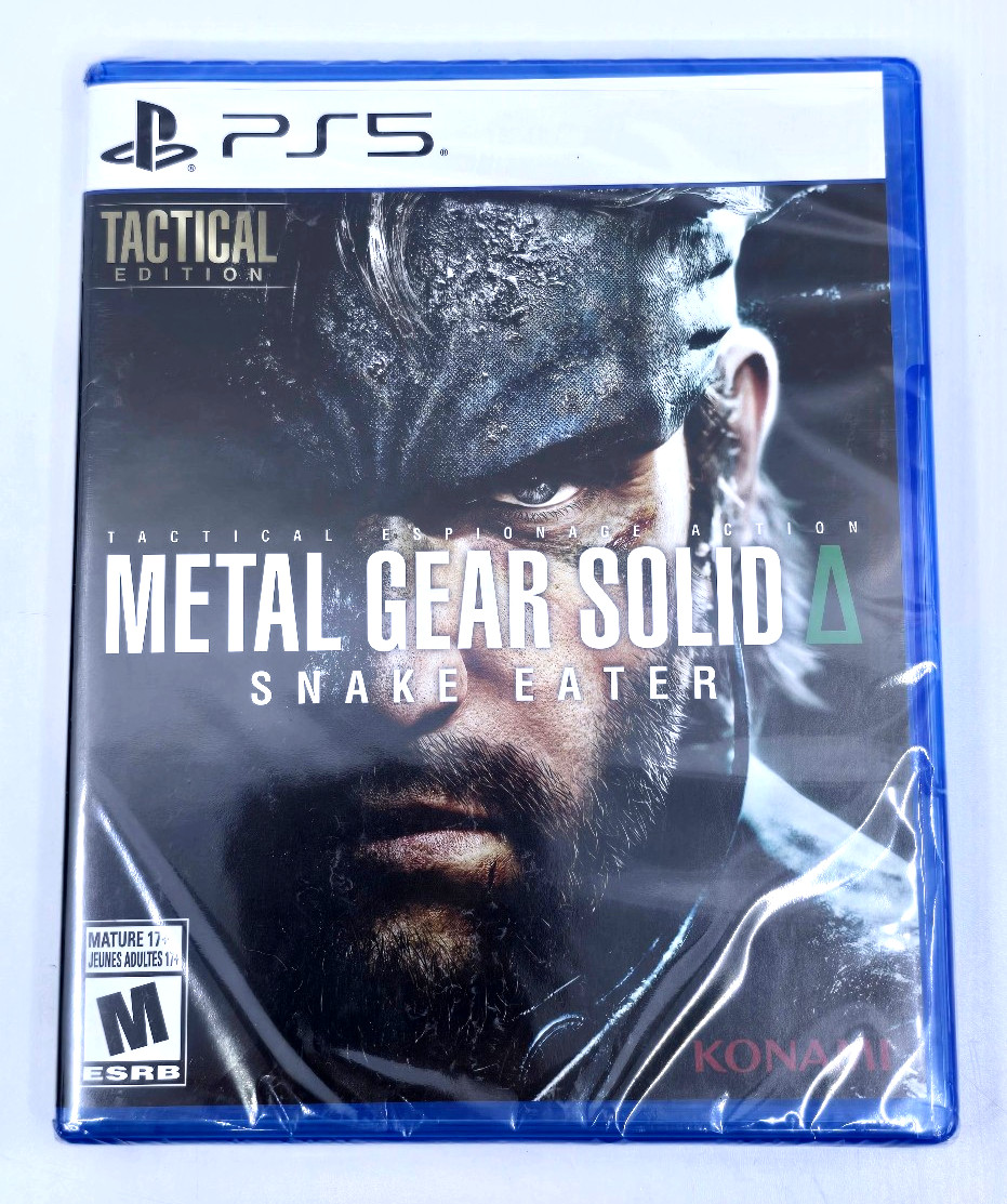 Metal Gear Solid Δ Snake Eater Tactical Edition PS5 New Sealed