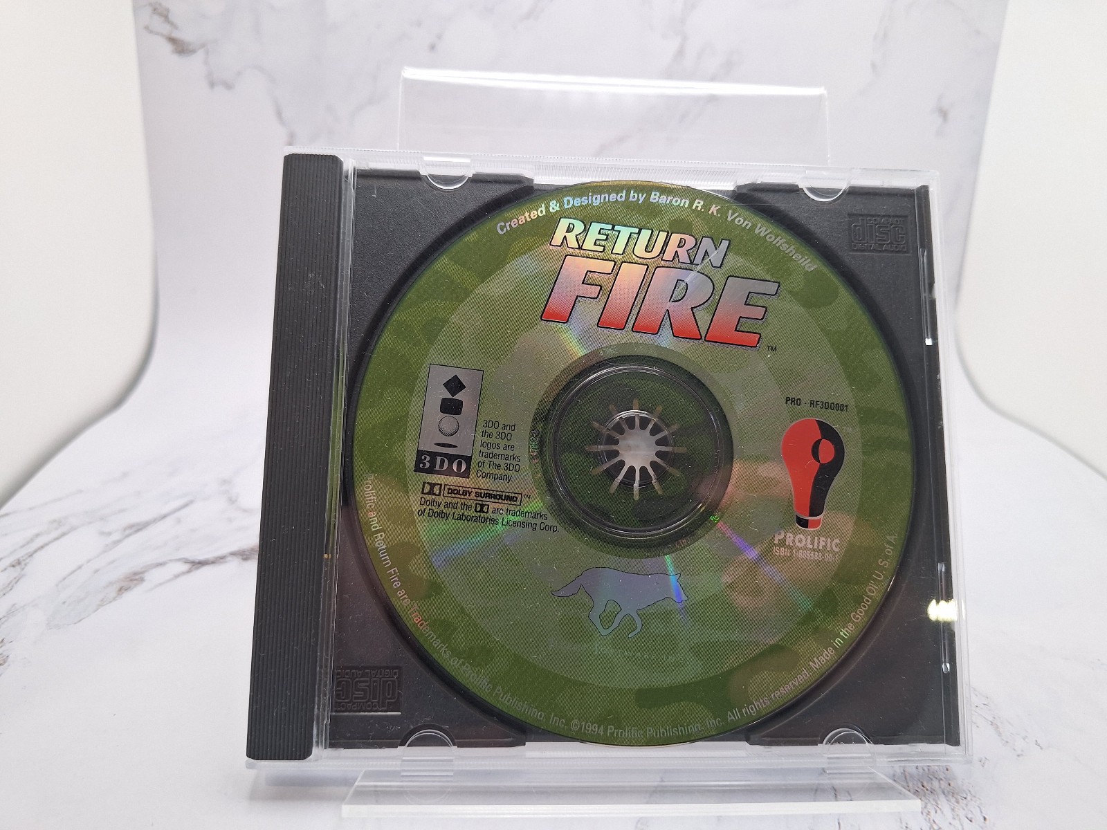 Return Fire (3DO, 1995) mangled longbox