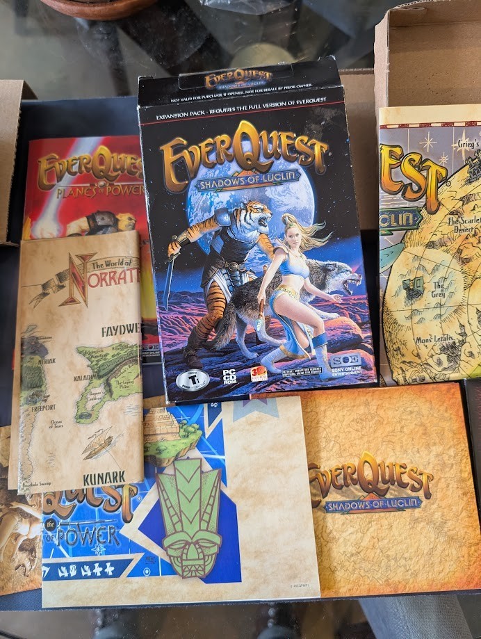 EverQuest CIB Game Collection (Trilogy, Shadows of Luclin, Planes of Power)