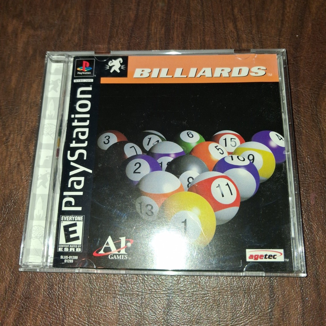 Billiards (Sony PlayStation 1 PS1) A1 Games E – Complete w/ Case & Manual