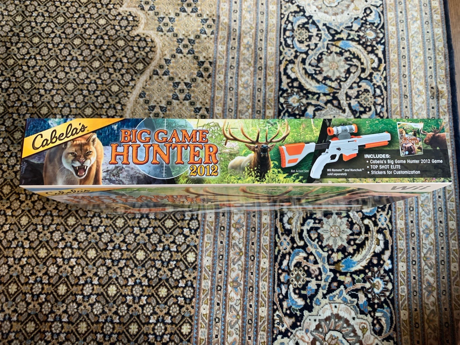 Cabela’s Big Game Hunter 2012 with Top Shot Elite Nintendo Wii Factory Sealed